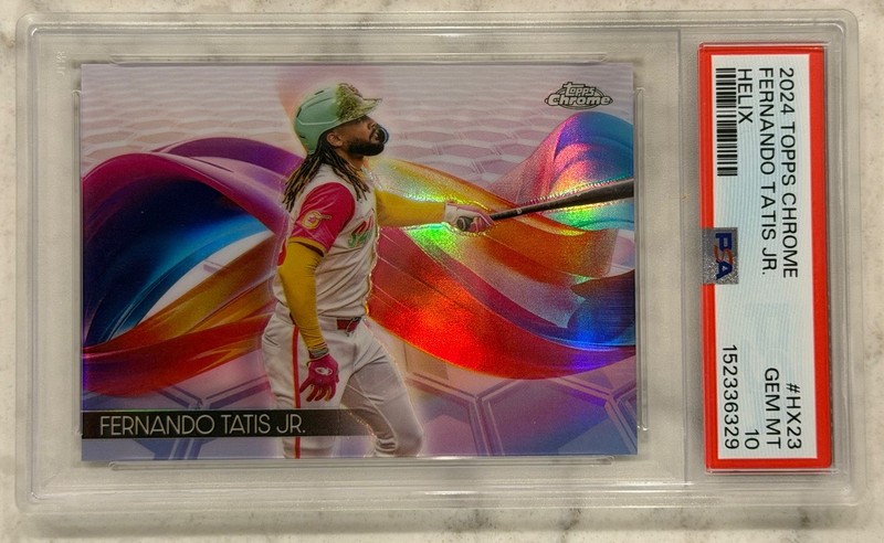 Topps 2024 Chrome Helix Fernando Tatís Jr. HX-23 PSA 10 San Diego Padres