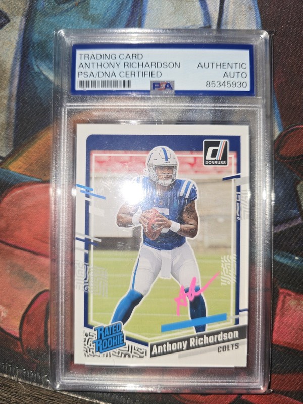 anthony richardson Rated  rookie auto Psa Dna