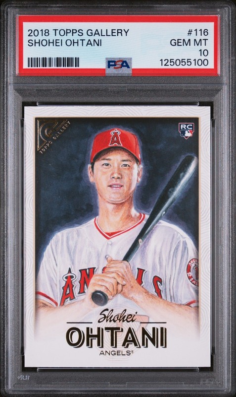 2018 Topps Gallery #116 SHOHEI OHTANI Rookie RC PSA 10