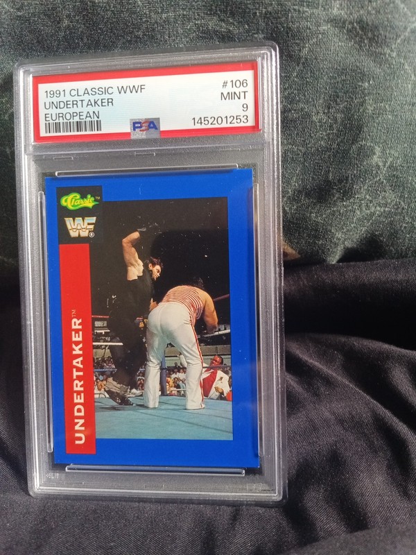 Undertaker 1991 Wwf European #106 Mint Psa 9