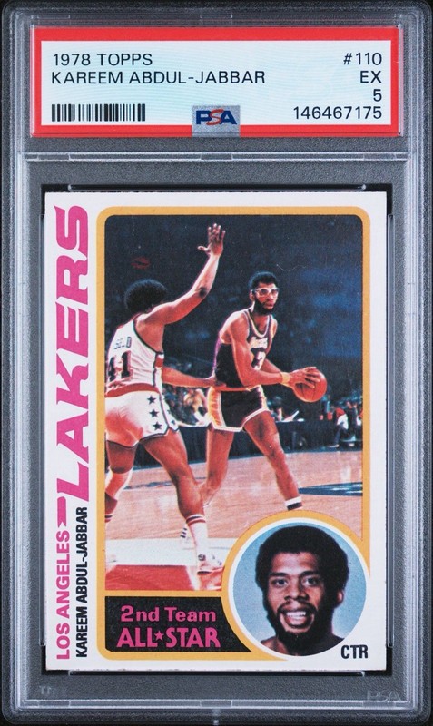 1978-79 Topps - Kareem Abdul-Jabbar #110 HOF PSA 5