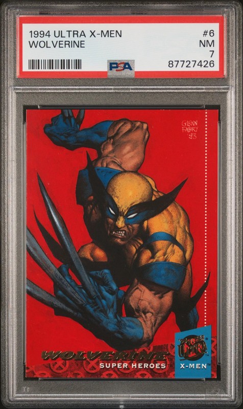 1994 Ultra X-Men Wolverine #6 PSA 7