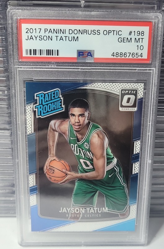 2017-18 Panini Donruss Optic - Rated Rookie Jayson Tatum #198 (RC)