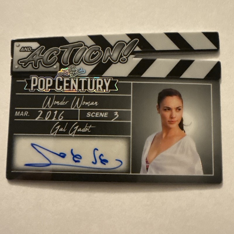 Gal Gadot 2026 Leaf Pop Century And Action! Black Prizm Auto #1/1 Wonder Woman
