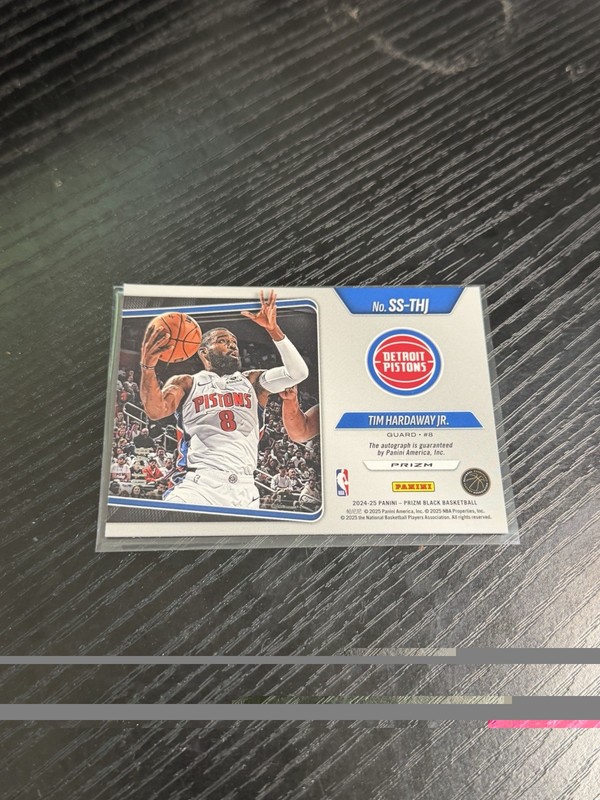 Tim Hardaway Jr 2024-25 Prizm Black Sensational Signatures Gold Auto /10 Nuggets view 2