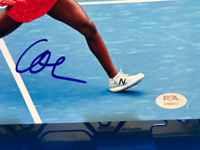 COCO GAUFF PSA Authenticated Tennis Autographed 8x10 Color Photo, Beautiful! view 2