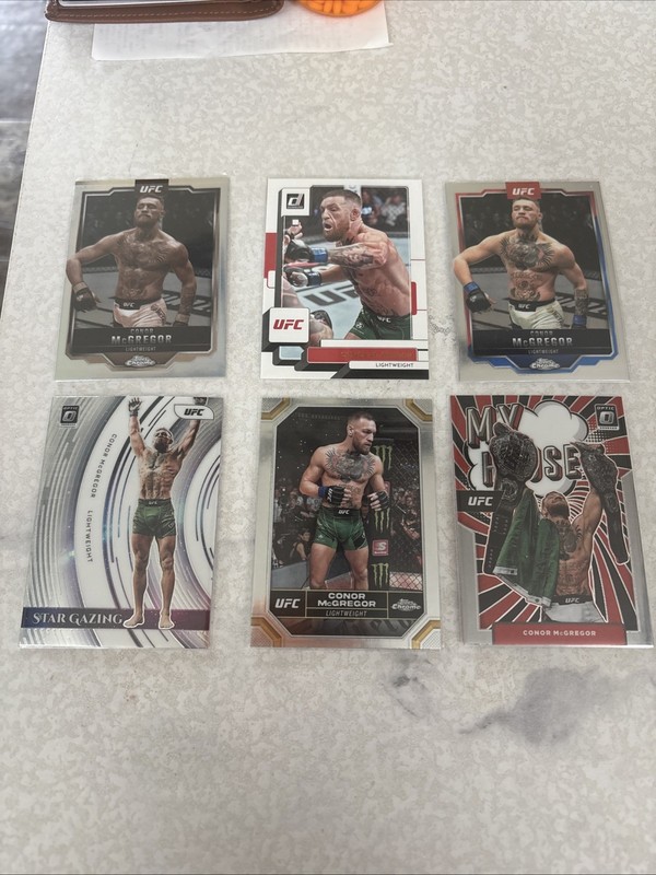 2022-2025 Conor Mcgregor UFC Cards Topps, Panini Inserts And Base