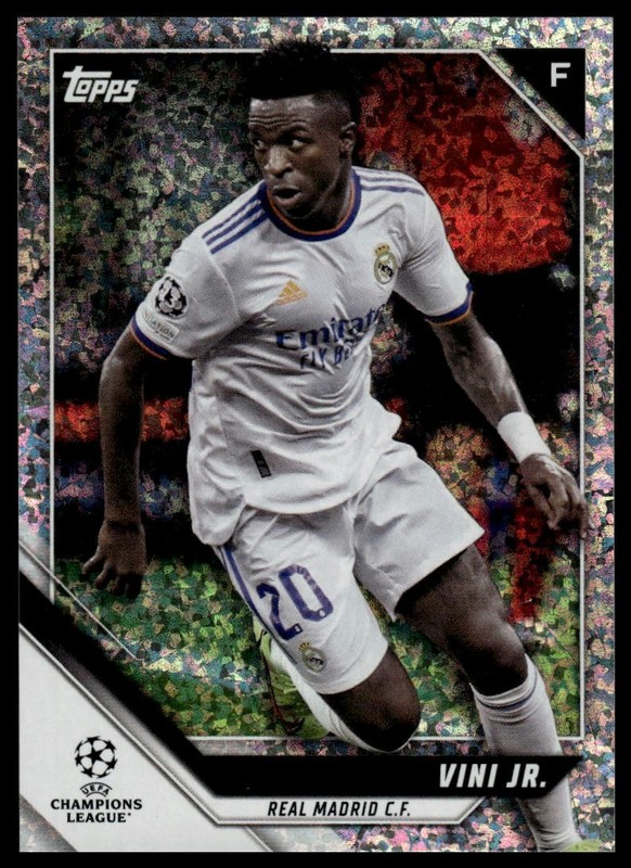 2021-22 Topps UEFA Champions League Vinicius Jr. #70 Sparkle Foil
