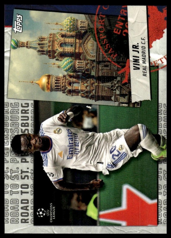 2021-22 Topps UEFA Champions League Vinicius Jr. #RSP-01 Road to St Petersburg
