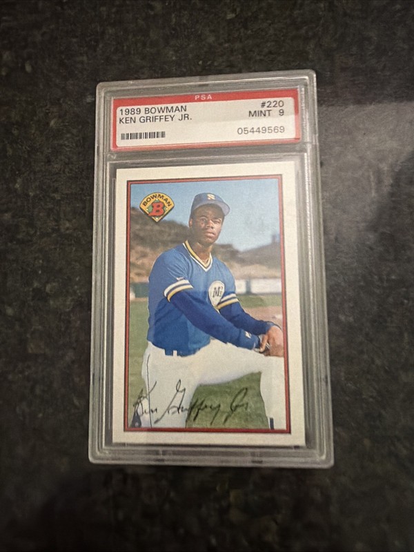 1989 Bowman Ken Griffey Jr. Rookie Card Graded By PSA