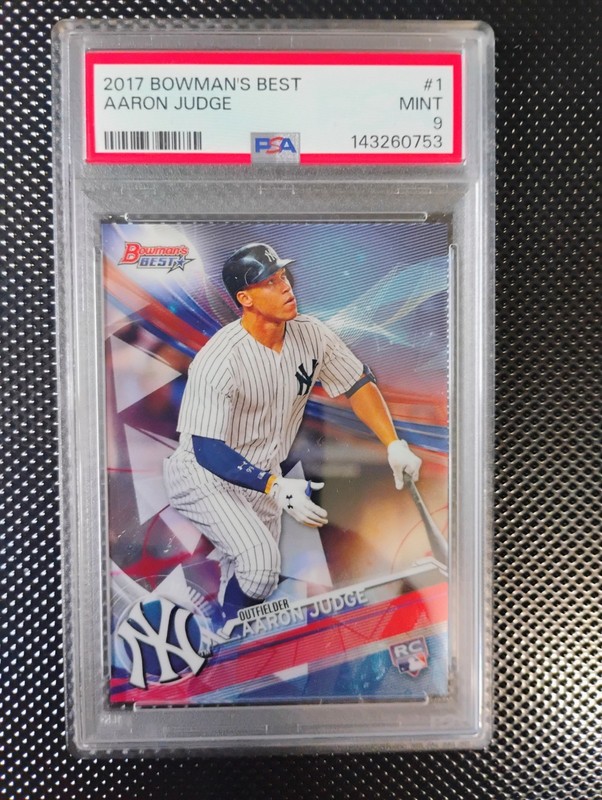 2017 BOWMAN'S BEST AARON JUDGE ROOKIE - PSA 9 🔥🔥