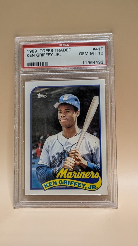 1989 Topps Traded Ken Griffey Jr. #41T Seattle Mariners PSA 10