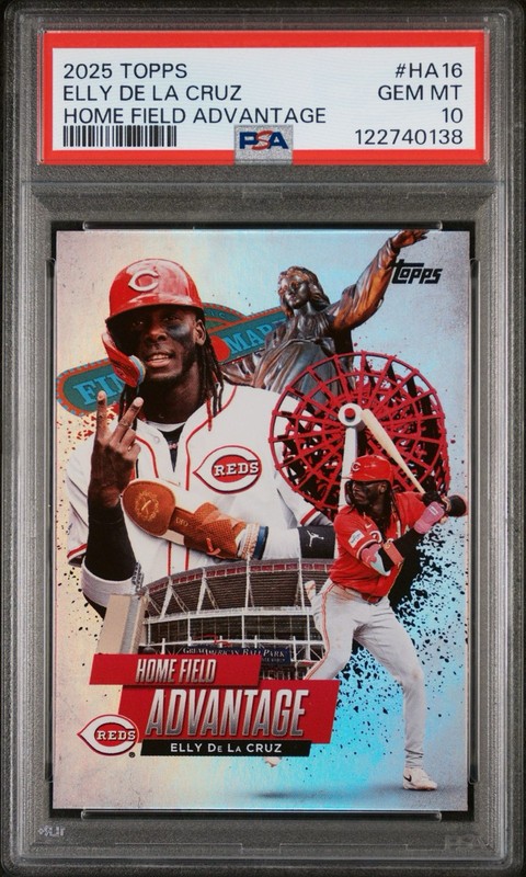 2025 Topps Series 1 - Home Field Advantage Elly De La Cruz #HA-16