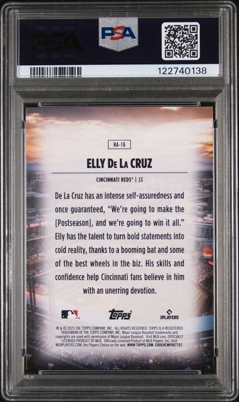 2025 Topps Series 1 - Home Field Advantage Elly De La Cruz #HA-16 view 2