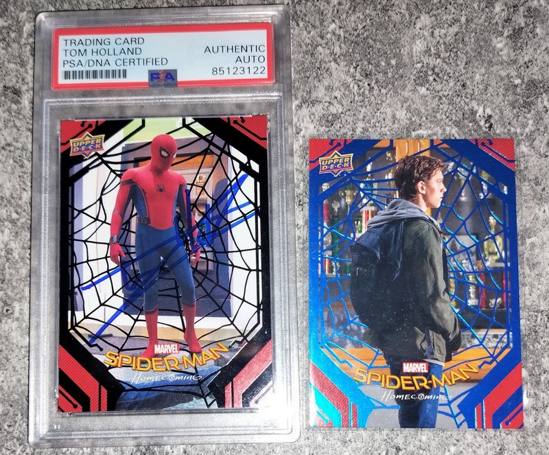 Upper Deck 2017 Spider-Man Homecoming #14 Tom Holland Auto Card PSA/DNA +BONUS!!