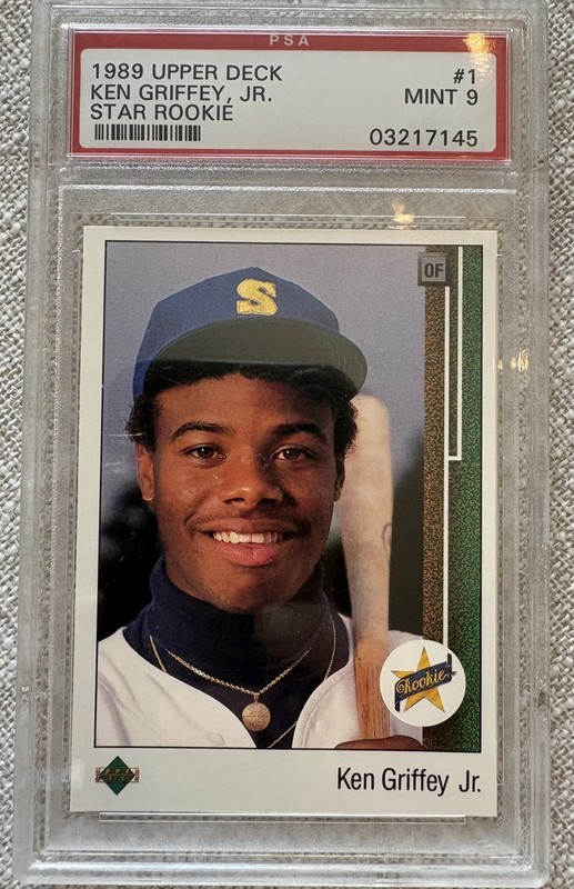 🔥Ken Griffey Jr.🔥 PSA 9 MINT STAR ROOKIE! 1989 Upper Deck, Mariners