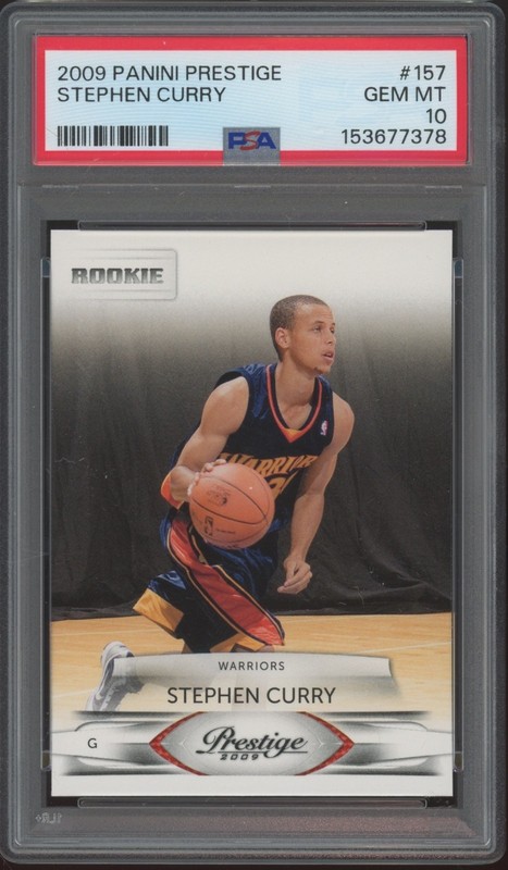 2009 Panini Prestige #157 Stephen Curry RC Rookie Gem Mint PSA 10