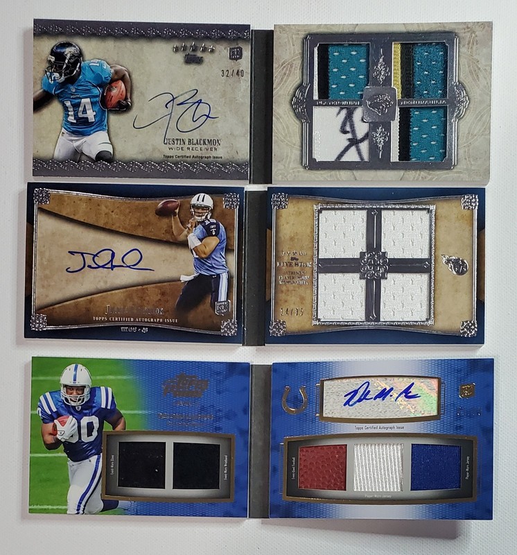 HUGE RPA, PATCH, AUTO, RELIC NUMBERED, REFRACTOR 170 FOOTBALL CARD LOT WITH RC's