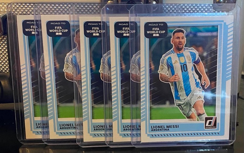 2025-26 Donruss Road to World Cup Lionel Messi Argentina #184 Lot of 5