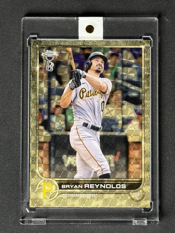 BRYAN REYNOLDS 2022 TOPPS CHROME 1/1 SUPERFRACTOR BEN BALLER PIRATES #155