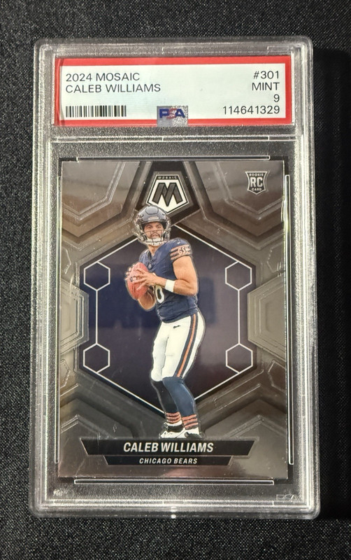 Caleb Williams 2024 Panini Mosaic Chrome Rookie #301 PSA 9 (RC)