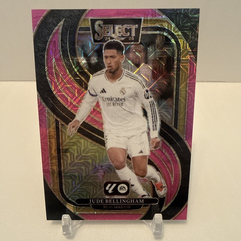 2024-25 Panini Select La Liga Mezzanine Jude Bellingham Pink Mojo Prizm /179
