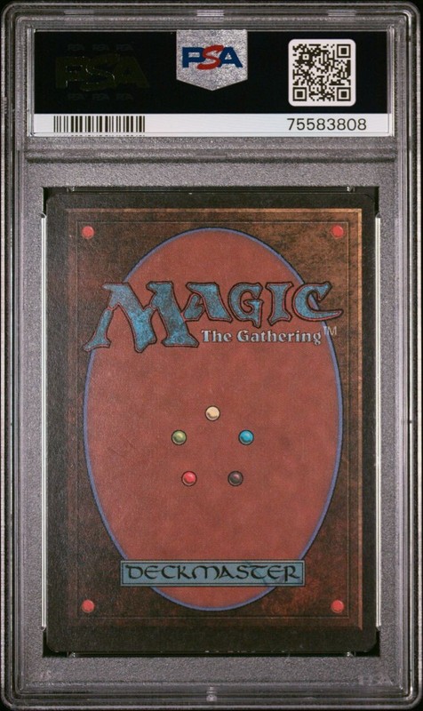 1994 Magic the Gathering GAEA'S TOUCH The Dark NM PSA 7 MTG view 2