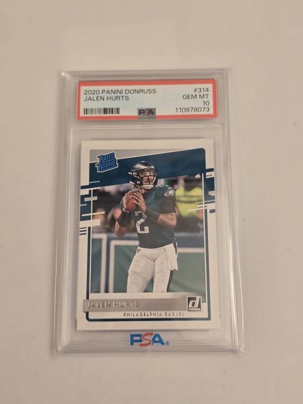 Panini Donruss 2020 Jalen Hurts Gem MT PSA 10 #314 NFL Football Card **LOOK**
