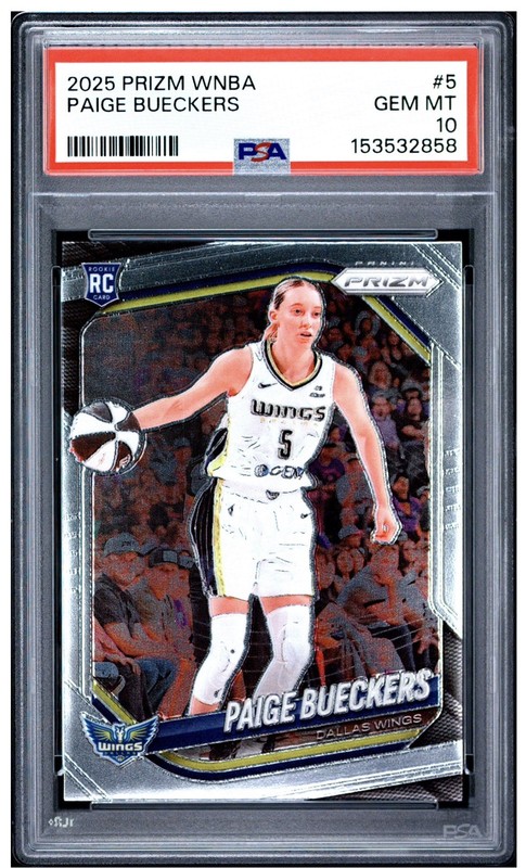 2025 PRIZM PSA 10📈WNBA Rookie PAIGE BUECKERS ROOKIE PSA 10💎#5 Rookie 🔥