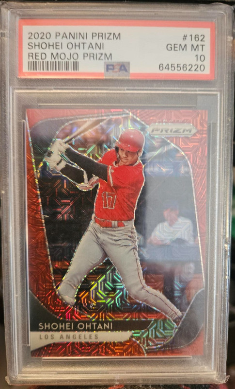 2020 Red Mojo Prizm Shohei Othani 12 of 149 PSA 10 LOW POP!!