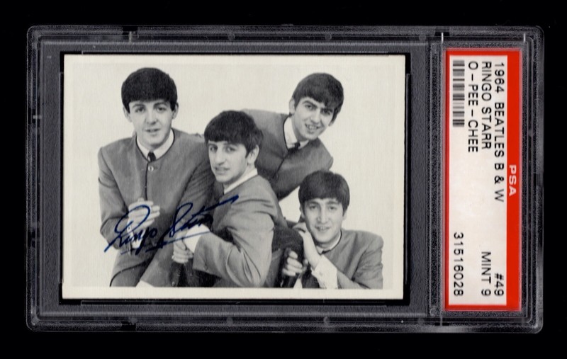 PSA 9 THE BEATLES 1964 O-Pee-Chee Card #49 THE HIGHEST EVER GRADED 1/1
