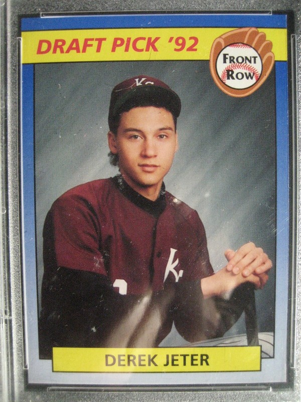 1992 Front Row Draft Picks #55 Derek Jeter Rookie Rc PSA 10 Gem Mint Low Pop view 2