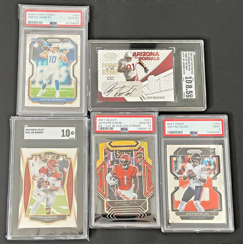 NFL Football HOT Packs -15 Cards- 5 Rookies - Look 4 Autos - Mem - 1/1 view 2