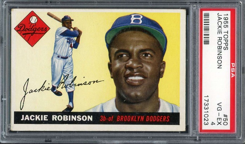 1955 Topps 50 Jackie Robinson PSA 4 17331023