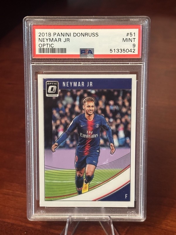 2018 Panini Donruss Optic Neymar Jr. #51 PSA 9 MINT Paris Saint Germain