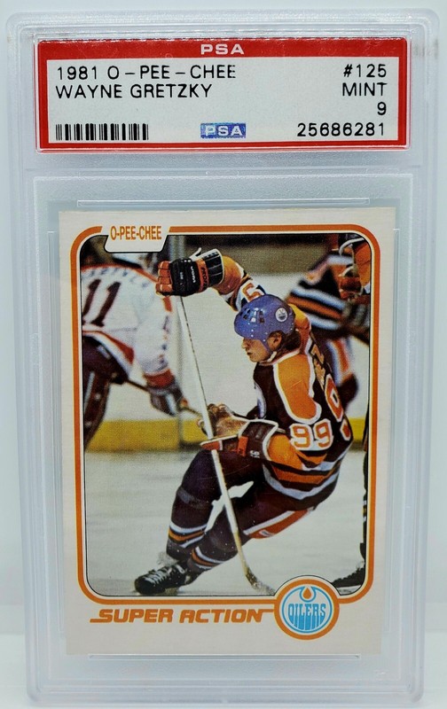 1981-82 OPC Wayne Gretzky PSA 9 MINT CARD #125 Super-Action  💎