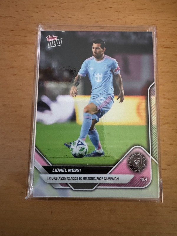 Lionel Messi Topps Now Trio of Assists 107
