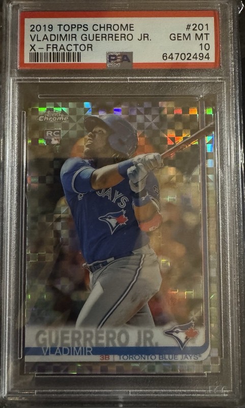2019 Topps Chrome Vladimir Guerrero Jr RC Rookie X-Fractor PSA 10