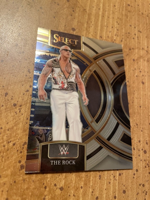 2024 Panini Select WWE The Rock Premier Level Base #176 Card WWF Dwayne Johnson 