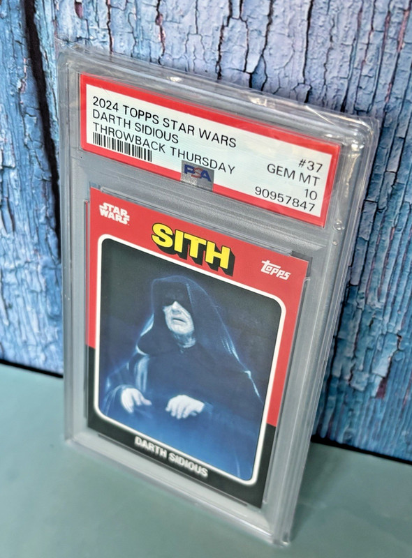 Star Wars Darth Sidious Graded PSA 10 / Topps Card