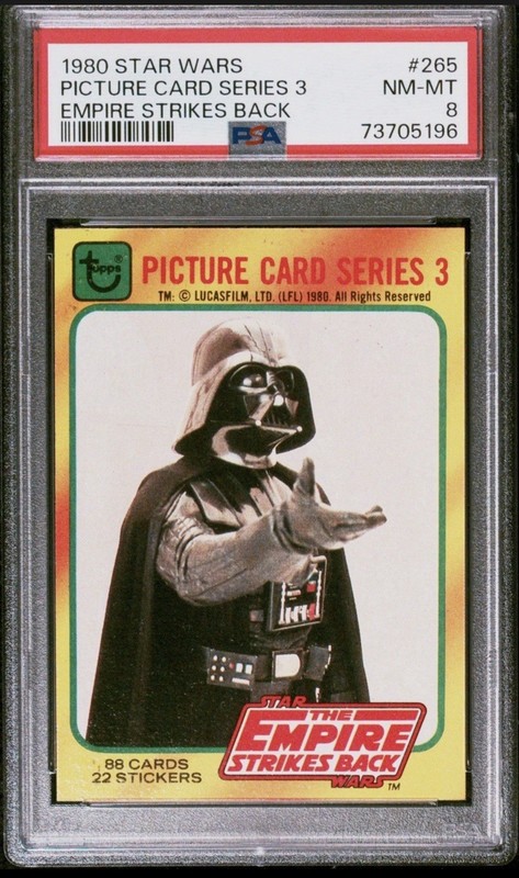 1980 Topps Star Wars The Empire Strikes Back #265 Card PSA 8