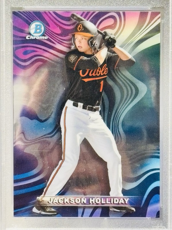 š„ā¾ļøJACKSON HOLLIDAY 2022 Bowman Draft Mood Ring #SSP #CASE HIT #PSA 9 MINTā¾ļøš„ view 2