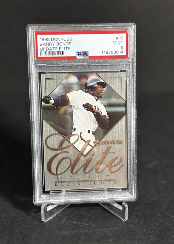 1998 Donruss Update Elite Barry Bonds SP/2500 PSA 9 *Low Pop 5 Only 3 Higher!💎