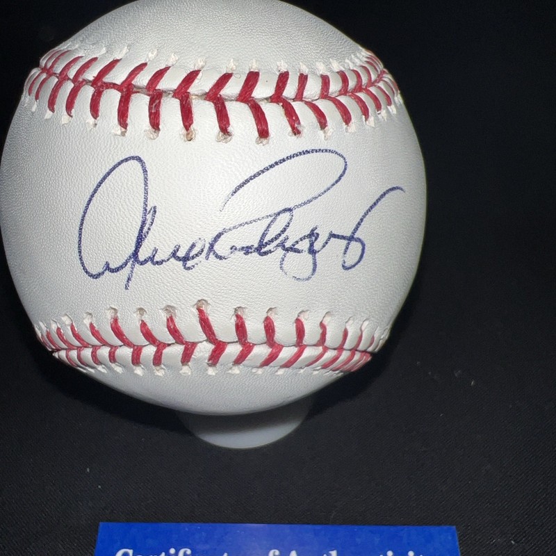 Alex Rodriguez Autograph Baseball MLB  Yankees Mariners Rangers PSA-DNA