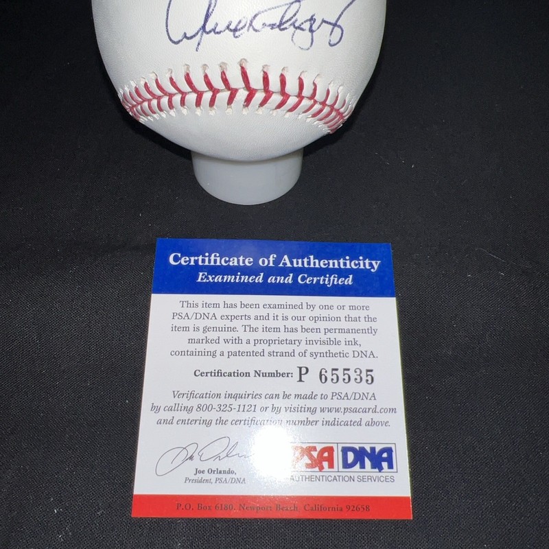 Alex Rodriguez Autograph Baseball MLB Yankees Mariners Rangers PSA-DNA view 2