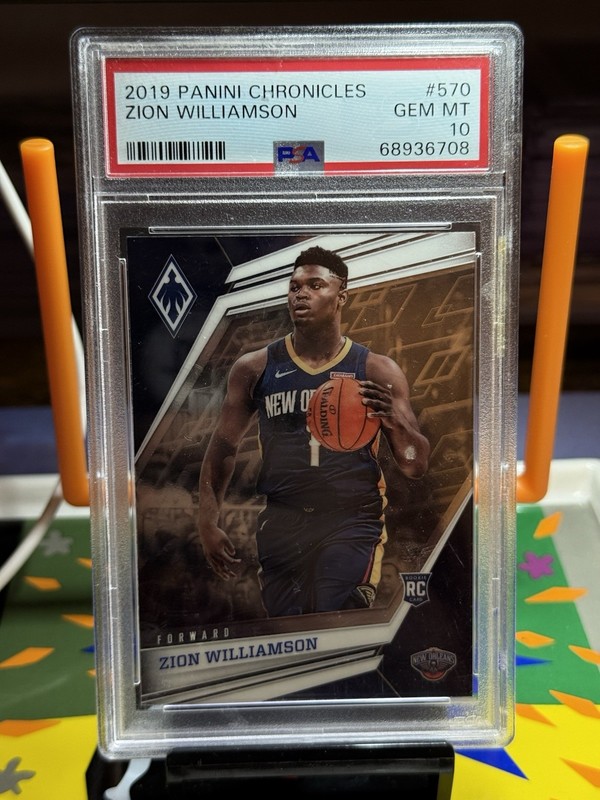 2019 PSA 10 Zion Williamson Panini Mosaic Chronicles Rookie RC #209
