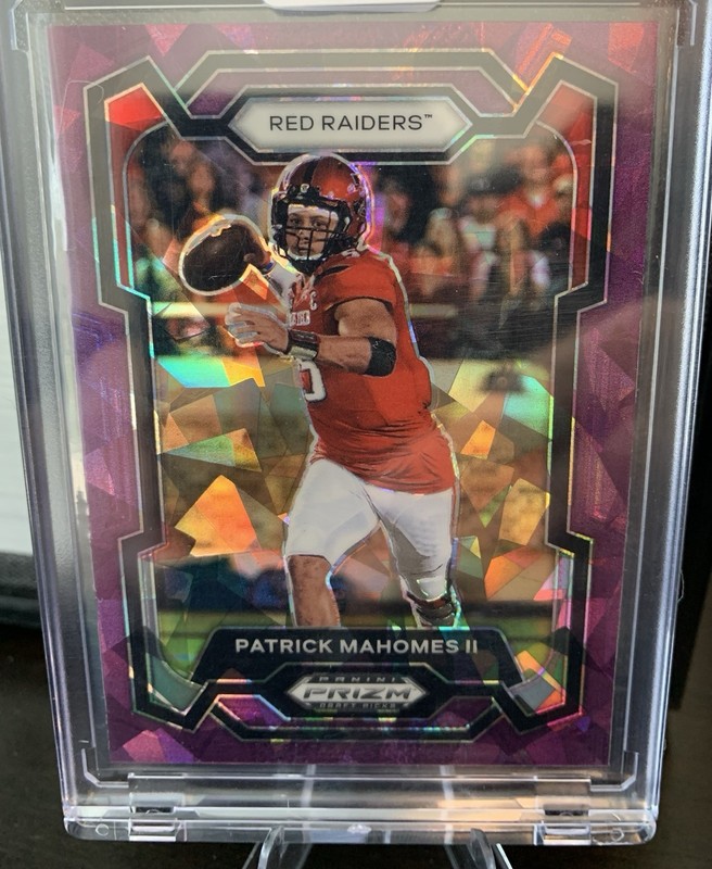 2024 Prizm Draft Picks Patrick Mahomes RARE PURPLE ICE REFRACTOR /149