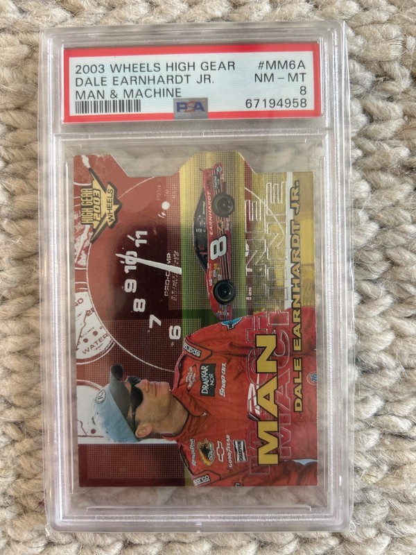 2003 Wheels High Gear Dale Earnhardt Jr. Man And Machine MM 6A PSA 8