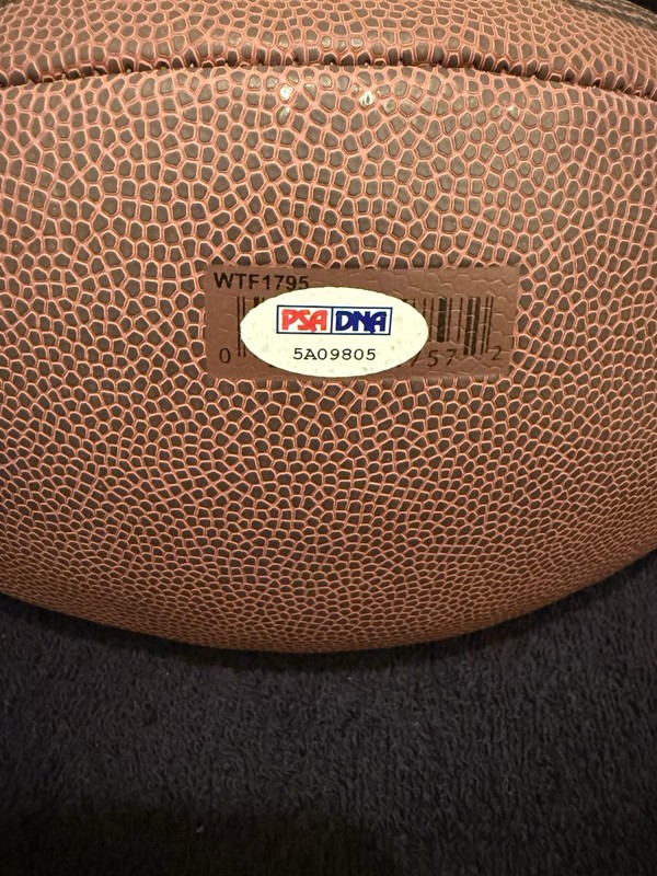 Ryan Tannehill Autographed Signed Football COA PSA DNA Texas A&M Dolphins Titans view 2