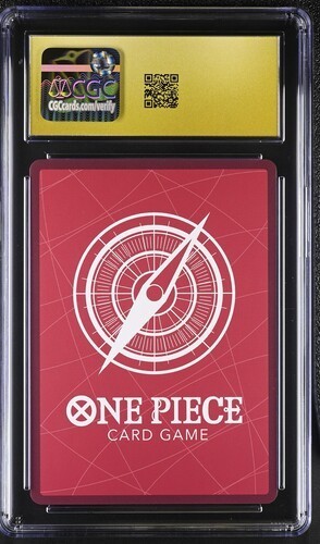 ONE PIECE 25TH ANNIVERSARY JPN #OP01-001 RORONOA ZORO CGC 10 PRISTINE view 2